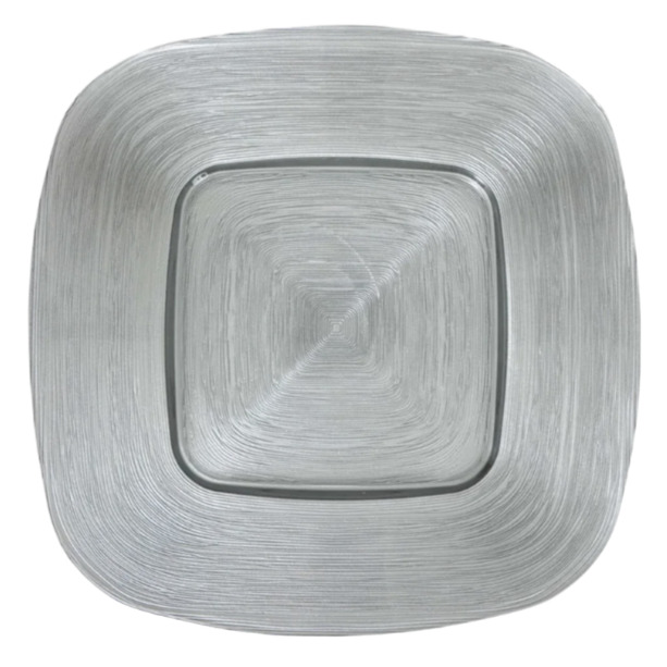 Silver Glass Charger
