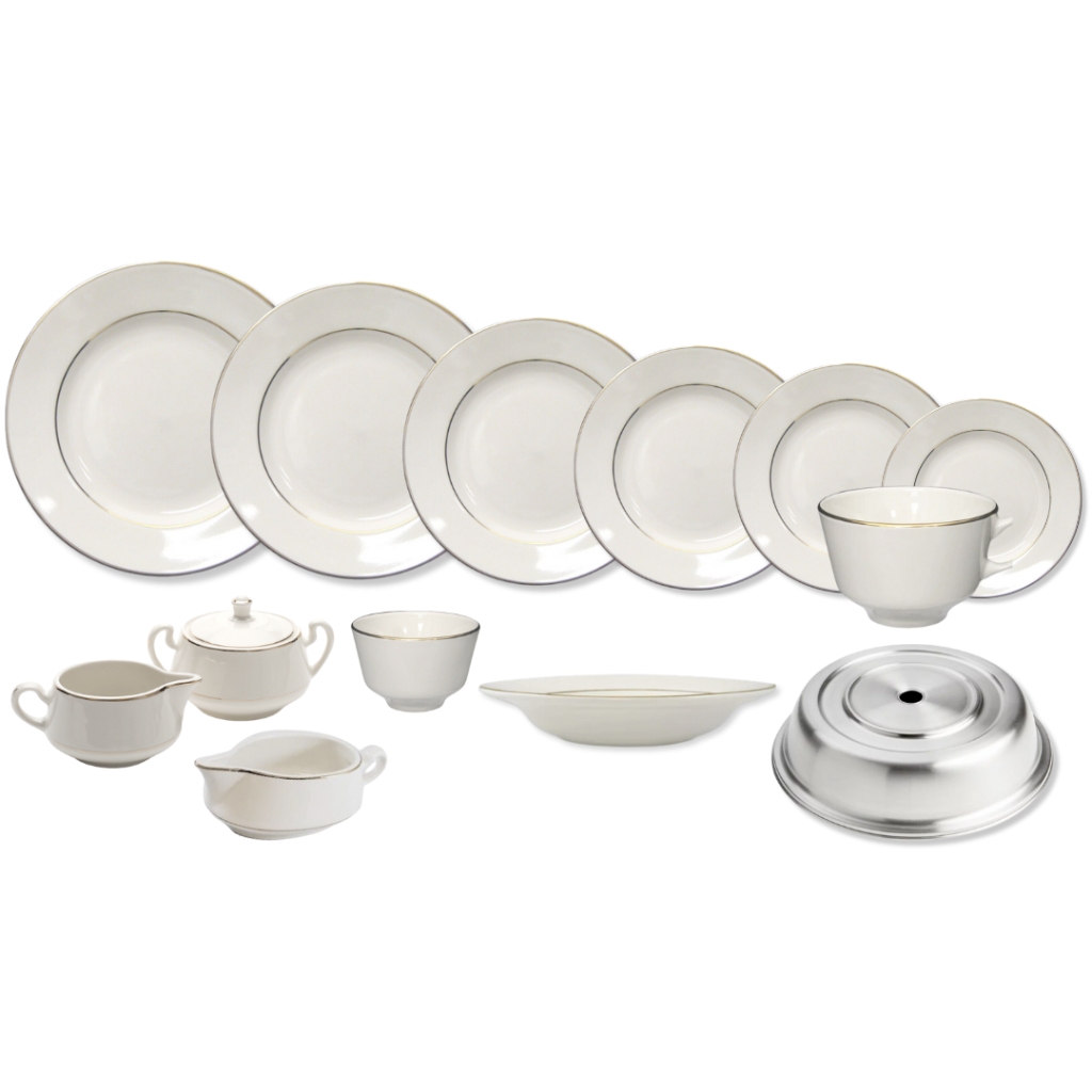 Ivory & Gold Round Collection