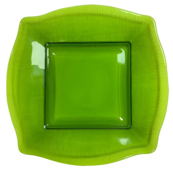 Green Glass Charger