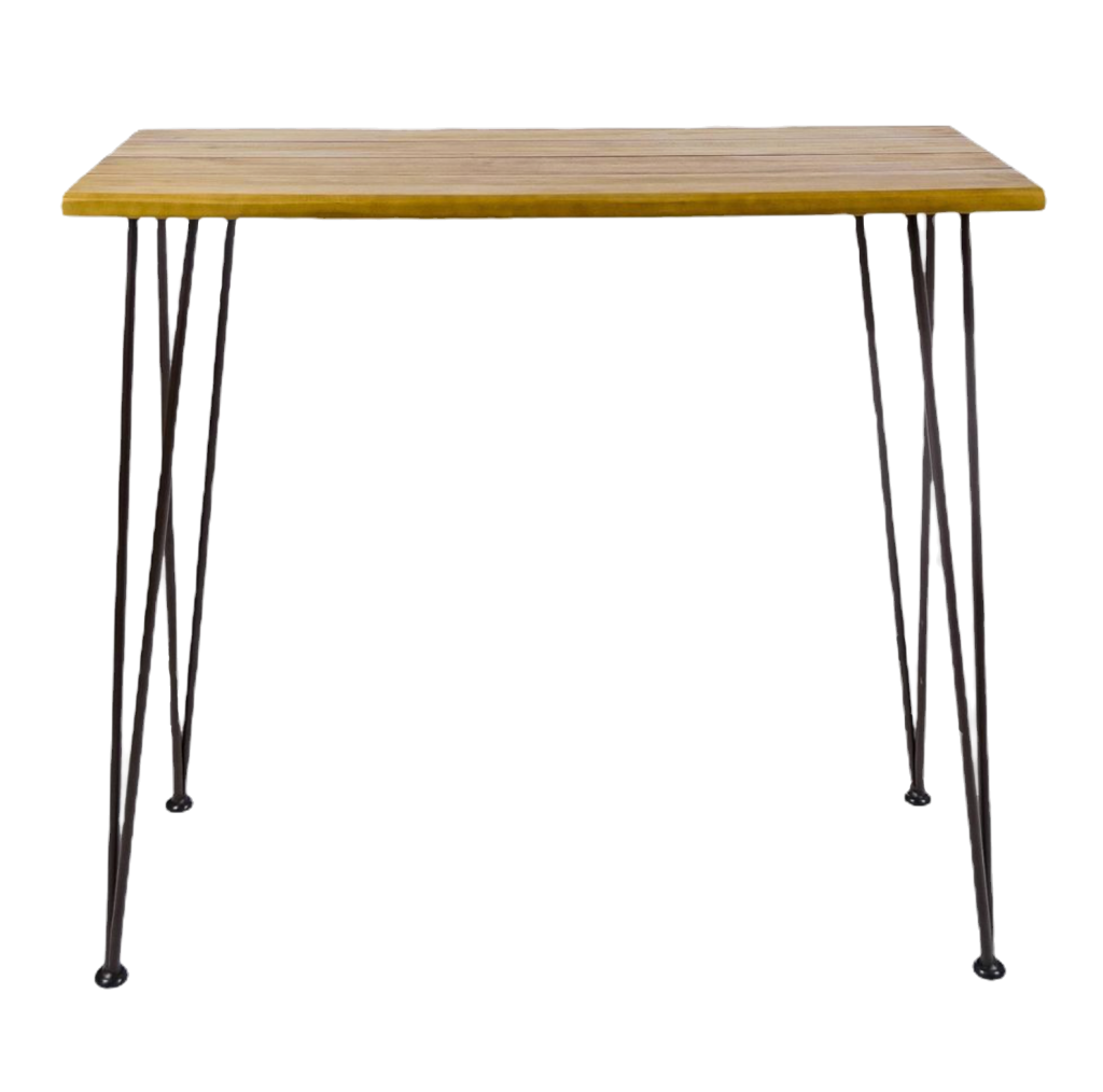4' Rustic Teak Pub Table