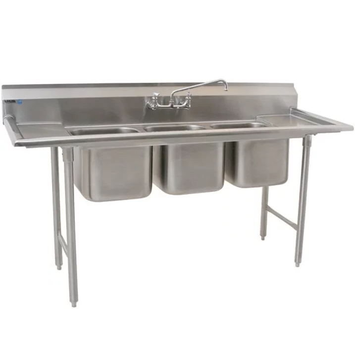 3 Compartment Sink - Stainless Steel