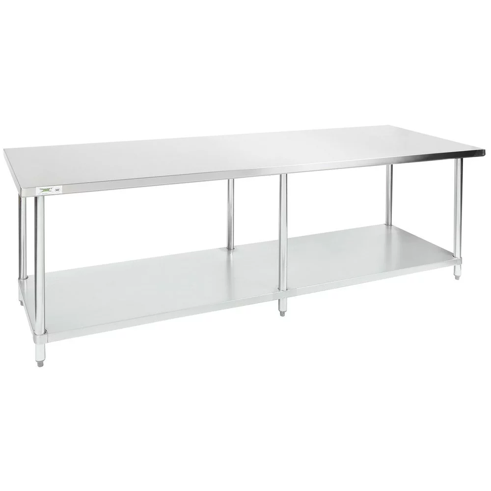 8ft Stainless Steel Table