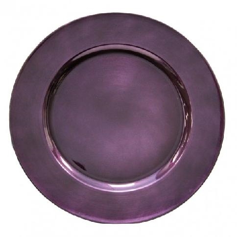 Purple Acrylic Charger