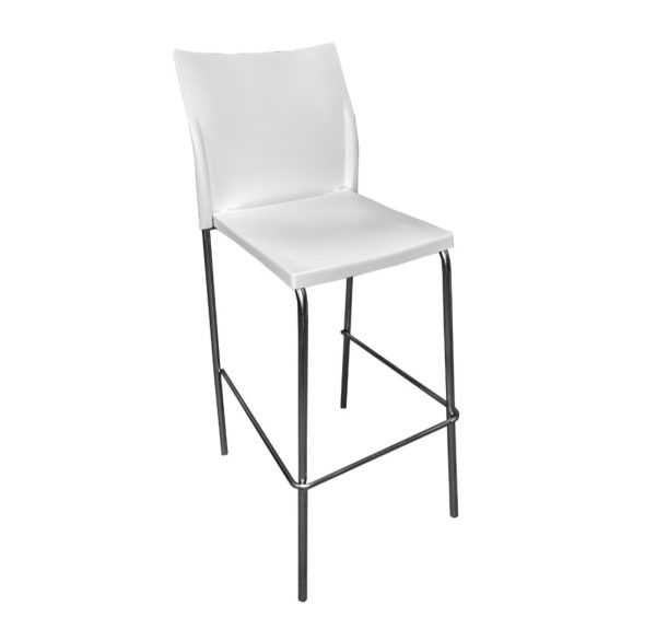 White Bling Bar Stool