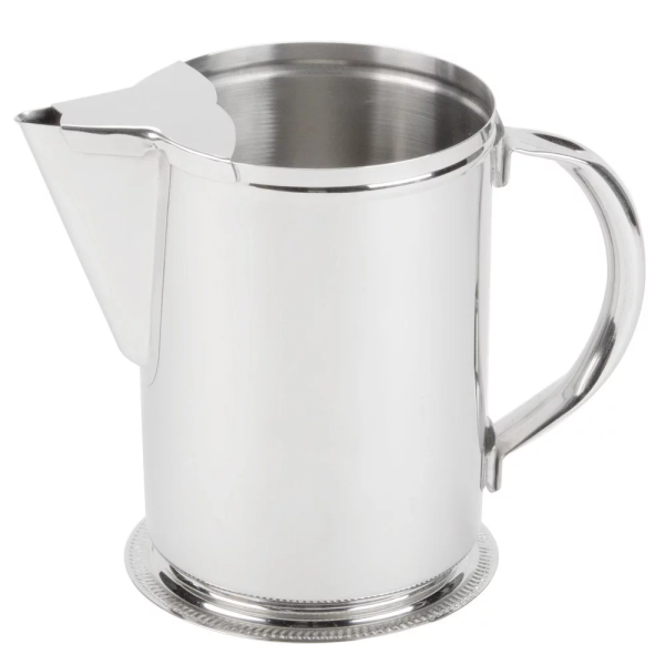 Water Pitcher Stainless - No Lid.