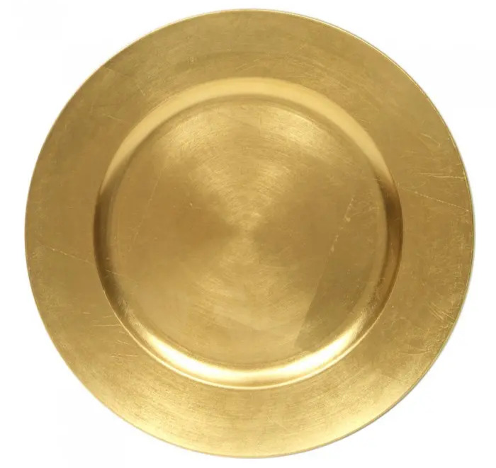 Gold Acrylic Charger
