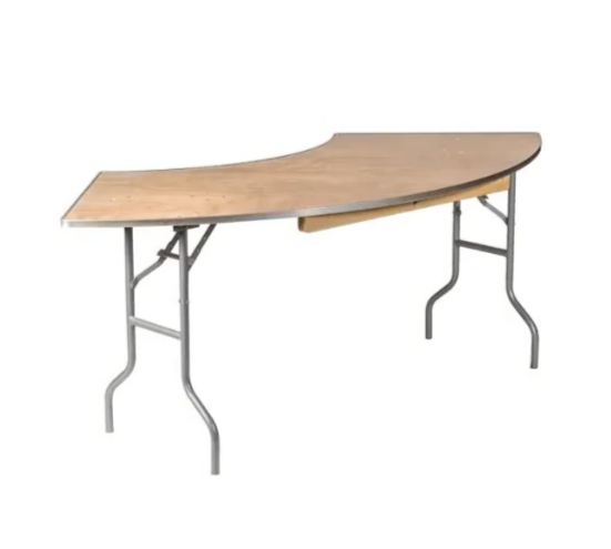 5' Serpertine Table