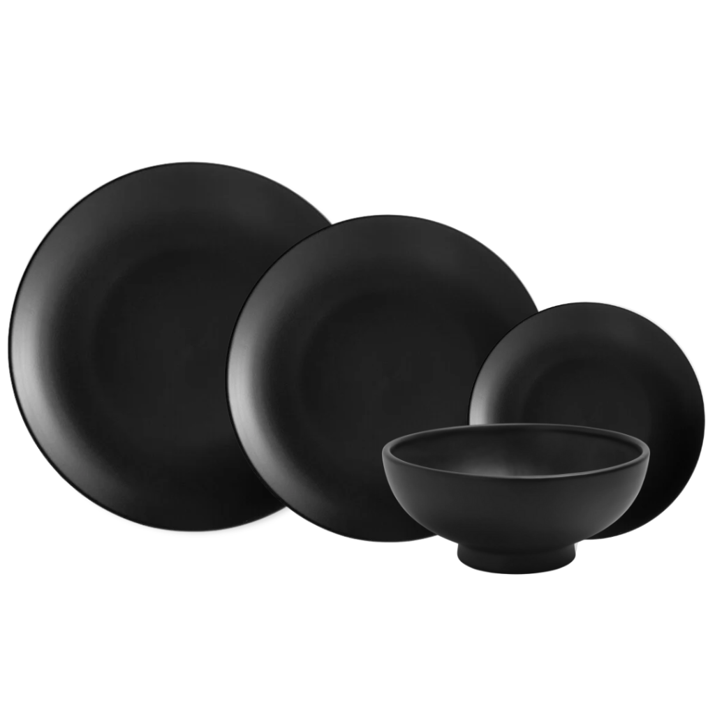 Round Matte Black Collection