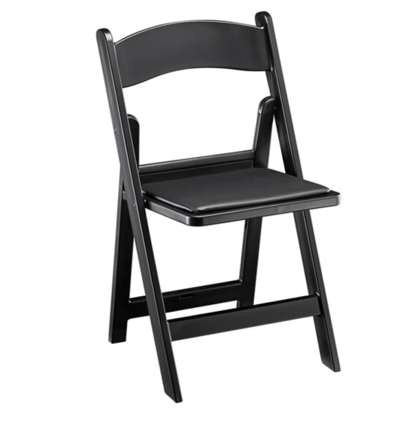 Black Resin Chair