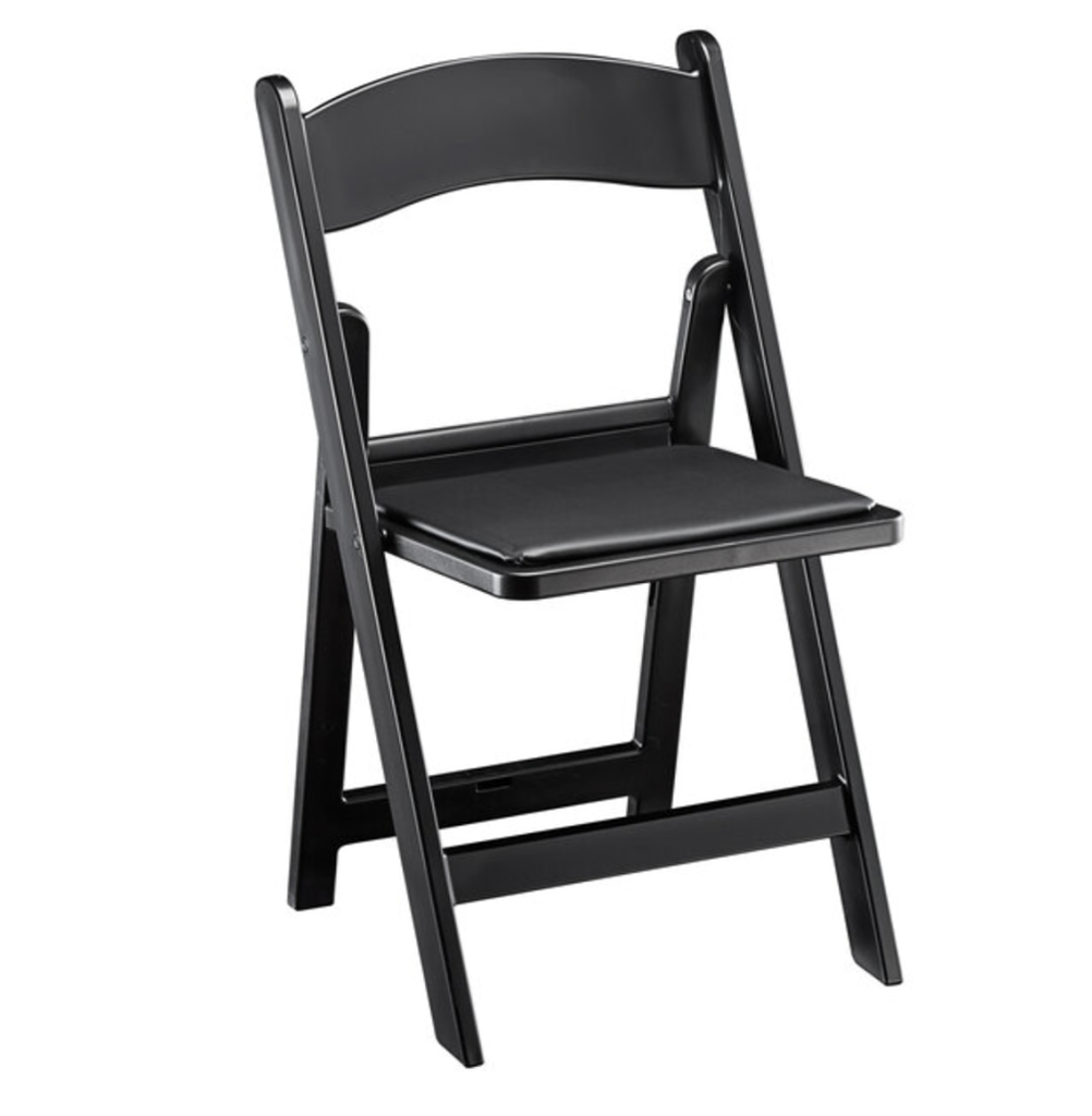 Black Resin Chair