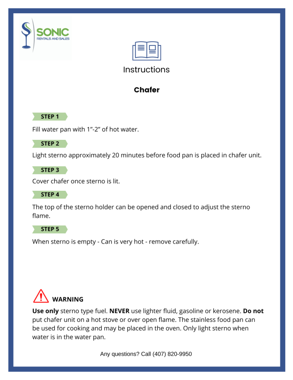 5 Quart Roll Top Stainless Chafer - Image 2