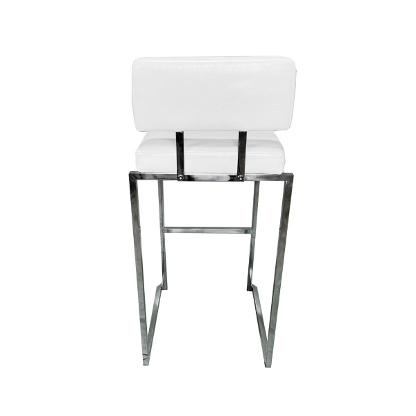 White Opulent Bar Stool - Image 4