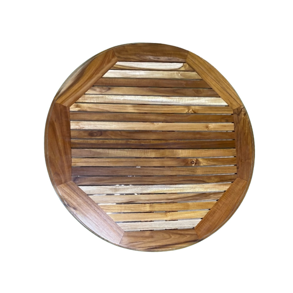 32" Teak High Top Table - Image 3