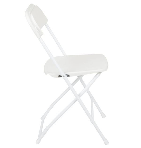 White Folding Chair - Image 3