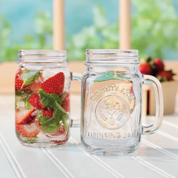 Mason Drinking Jar 16oz - Image 2